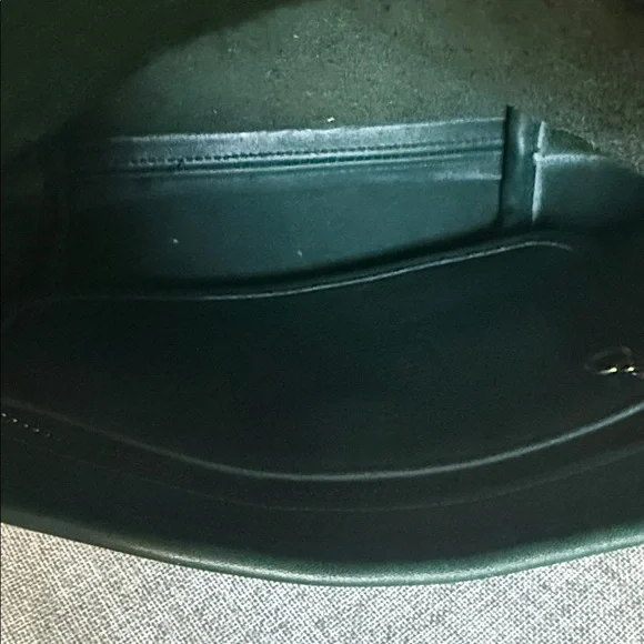 Coach 90s vintage green Leather Crossbody Bag K4B 9919 - Picture 6 of 15